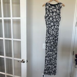Lauren Ralph Lauren Sleeveless Floral Jumpsuit Sz 14 EUC